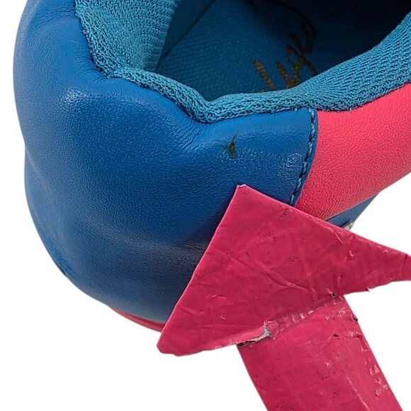 Privileged Shoes Womens 10 Shoes Neon Pink Blue Green Heart Platform Sneakers - Picture 8 of 16